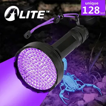 UV Flashlight 395 Nm 128 LEDs Blacklight 18W UV LED Torch Light For Pet urine testing & Dog Cat Urine Detector,6 x AA Battery
UV Flashlight 395 Nm 128 LEDs Blacklight 18W UV LED Torch Light For Pet urine testing & Dog Cat Urine Detector,6 x AA Battery
