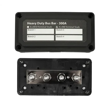 Hot Heavy-Duty Module Design Bus-Bar Box Terminal Board 300A with 4 Terminal Studs Car Accessories
Hot Heavy-Duty Module Design Bus-Bar Box Terminal Board 300A with 4 Terminal Studs Car Accessories