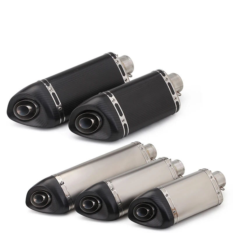 Motorcycle Tail Pipe With Muffler Diameter 51mm Length 345/400/495mm Stainless Steel And Carbon Fiber Exhaust System Universal
Motorcycle Tail Pipe With Muffler Diameter 51mm Length 345/400/495mm Stainless Steel And Carbon Fiber Exhaust System Universal