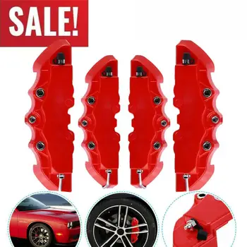 4PCS 3D Red Car Universal Disc Brake Caliper Covers Front & Rear Accessories Set Front & Rear Wheel Brake Cylinder Accessories
4PCS 3D Red Car Universal Disc Brake Caliper Covers Front & Rear Accessories Set Front & Rear Wheel Brake Cylinder Accessories