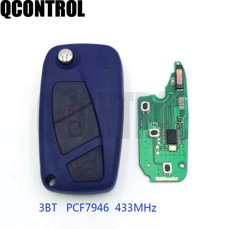 QCONTROL 433Mhz PCF7946 Transponder Chip Flip Remote Control Auto Key For Fiat 500 Fiorino Qubo Panda Idea Punto Stilo Ducato
QCONTROL 433Mhz PCF7946 Transponder Chip Flip Remote Control Auto Key For Fiat 500 Fiorino Qubo Panda Idea Punto Stilo Ducato