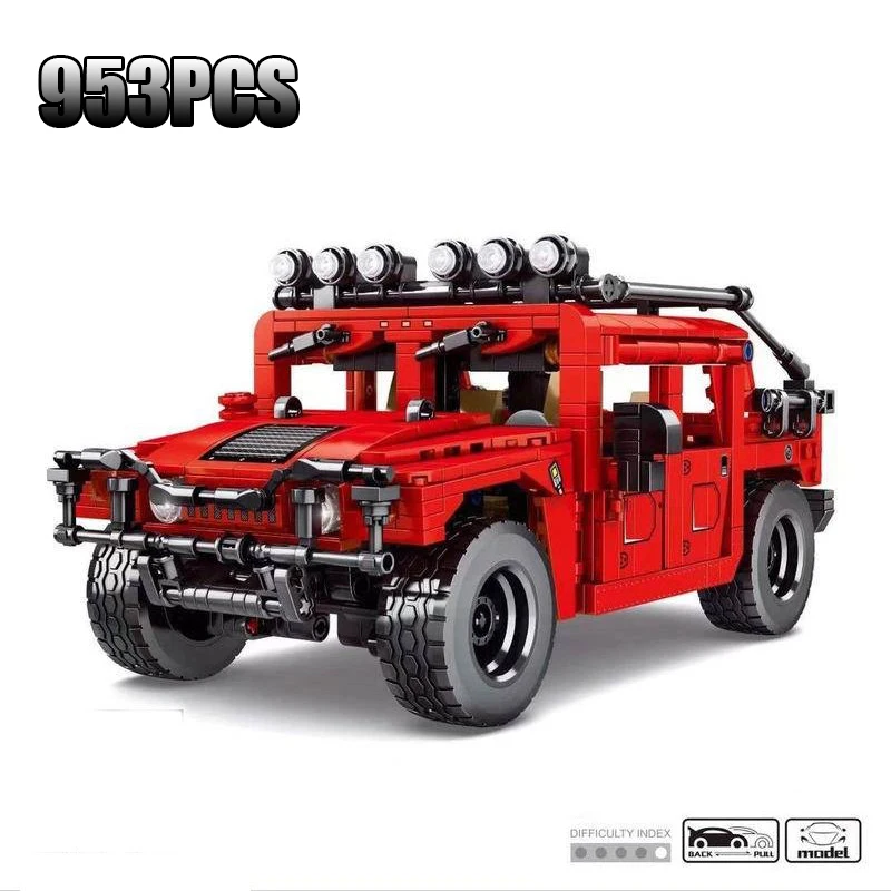 2020 new 953Pcs City Off Road Vehicle Model toy Building Block Technic SUV Racing Car Bricks Children's toys Toys for boys car
2020 new 953Pcs City Off Road Vehicle Model toy Building Block Technic SUV Racing Car Bricks Children's toys Toys for boys car