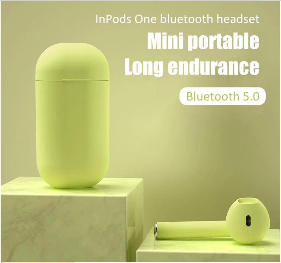 

Inpods TWS Wireless Earphone Bluetooth 5.0 Pop-up True Stereo Headset Headphone Touch Bluetooth I12 Sport Earbud Phone