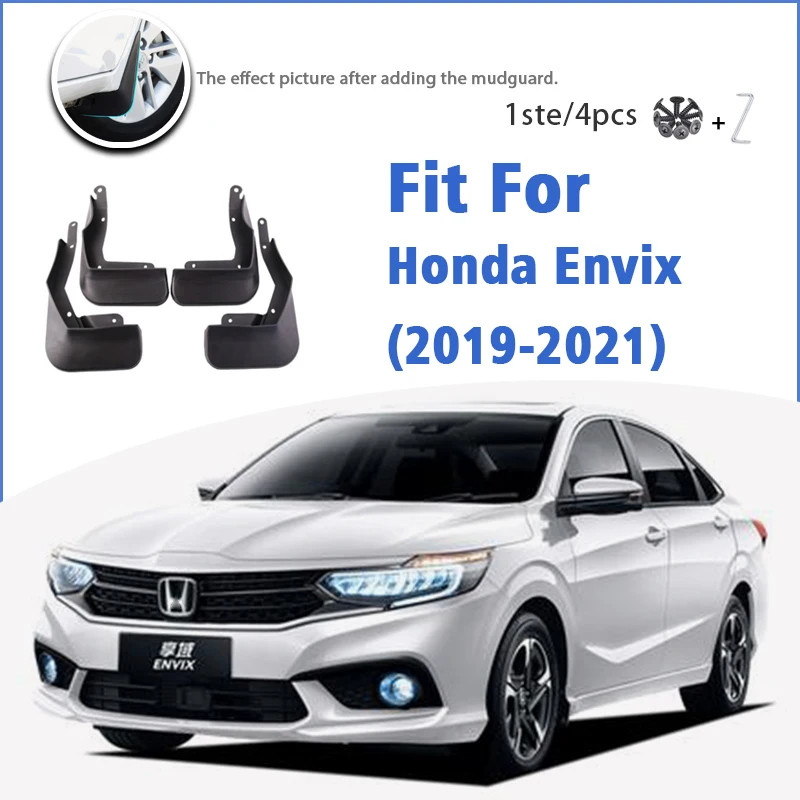 Mudguard For Honda Envix 2019-2021 Front Rear 4pcs Mudflaps Mudguards Car Accessories Auto Styline Splash Guard Fender Mud Flap
Mudguard For Honda Envix 2019-2021 Front Rear 4pcs Mudflaps Mudguards Car Accessories Auto Styline Splash Guard Fender Mud Flap