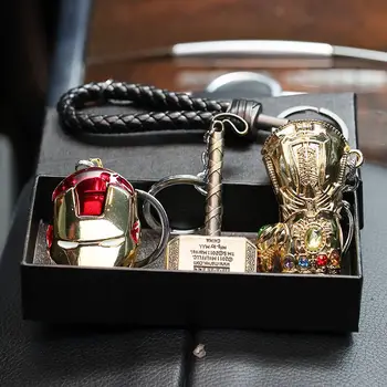 Marvel series Avenger alliance cool metal key chain iron man American captain shield lightning fine Key Chain Pendant Set
Marvel series Avenger alliance cool metal key chain iron man American captain shield lightning fine Key Chain Pendant Set