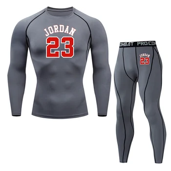 Jordan/23 Men's thermal underwear Men Brand clothing winter warm shirt thermal pants Sports set basketball underwear Long Johns 
Jordan/23 Men's thermal underwear Men Brand clothing winter warm shirt thermal pants Sports set basketball underwear Long Johns
