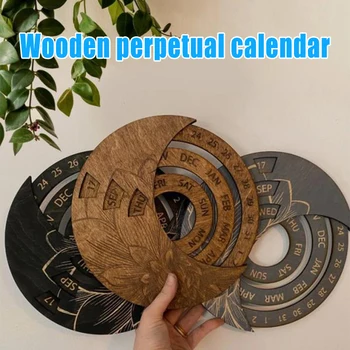Calendar Multifunctional Wooden Calendar Round Perpetual Calendar Study Desk Calendar Handicraft Decoration Wooden Crafts Office
Calendar Multifunctional Wooden Calendar Round Perpetual Calendar Study Desk Calendar Handicraft Decoration Wooden Crafts Office