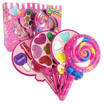 Kids Makeup Box Toys Pink Sweet Candy Lollipop Dressing Cosmetics Girls Toy Game Safety Beauty Pretend Role Play Children Party
Kids Makeup Box Toys Pink Sweet Candy Lollipop Dressing Cosmetics Girls Toy Game Safety Beauty Pretend Role Play Children Party