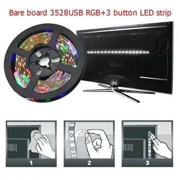 LED Strip Light Strip USB SMD2835 Computer Home Decor Night Lamp TV Backlight LED String Super Bright 3 Keys Kitchen Party
LED Strip Light Strip USB SMD2835 Computer Home Decor Night Lamp TV Backlight LED String Super Bright 3 Keys Kitchen Party