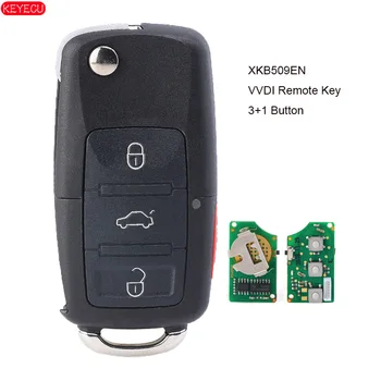 XHORSE 5PCS Wired Universal Remote Key B5 Style Flip 3+1 Buttons for VVDI Key Tool English Version XKB509EN
XHORSE 5PCS Wired Universal Remote Key B5 Style Flip 3+1 Buttons for VVDI Key Tool English Version XKB509EN