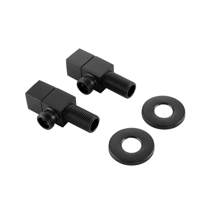 Black Single Hole Triangle Valve Soild Brass Angle Valve Filling Valves for Kitchen Bathroom Toilet Bathroom Accessories
Black Single Hole Triangle Valve Soild Brass Angle Valve Filling Valves for Kitchen Bathroom Toilet Bathroom Accessories
