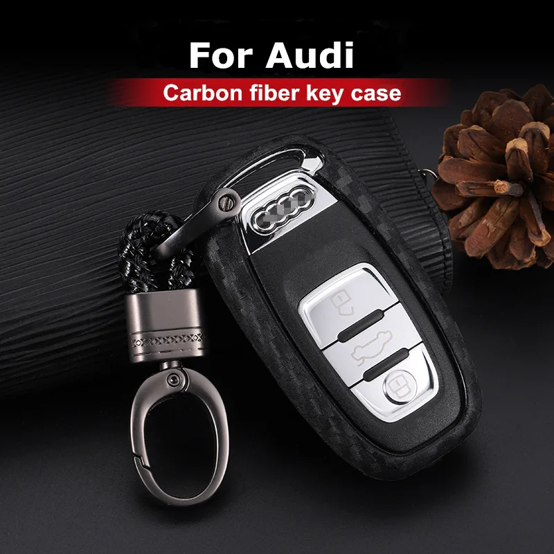 Silica gel Remote Carbon fiber Smart Key Cover Fob Case Shell For Audi A1 A3A4A5 A6 A7 A8 Q3 Q5 Q7 2009~2015 Accessories keyring
Silica gel Remote Carbon fiber Smart Key Cover Fob Case Shell For Audi A1 A3A4A5 A6 A7 A8 Q3 Q5 Q7 2009~2015 Accessories keyring