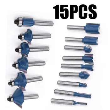 Hot Sale 15pcs Router Bits Set 1/4inch Shank Wood Working Power Tools Carbide Tipped Brand New And High Quality
Hot Sale 15pcs Router Bits Set 1/4inch Shank Wood Working Power Tools Carbide Tipped Brand New And High Quality