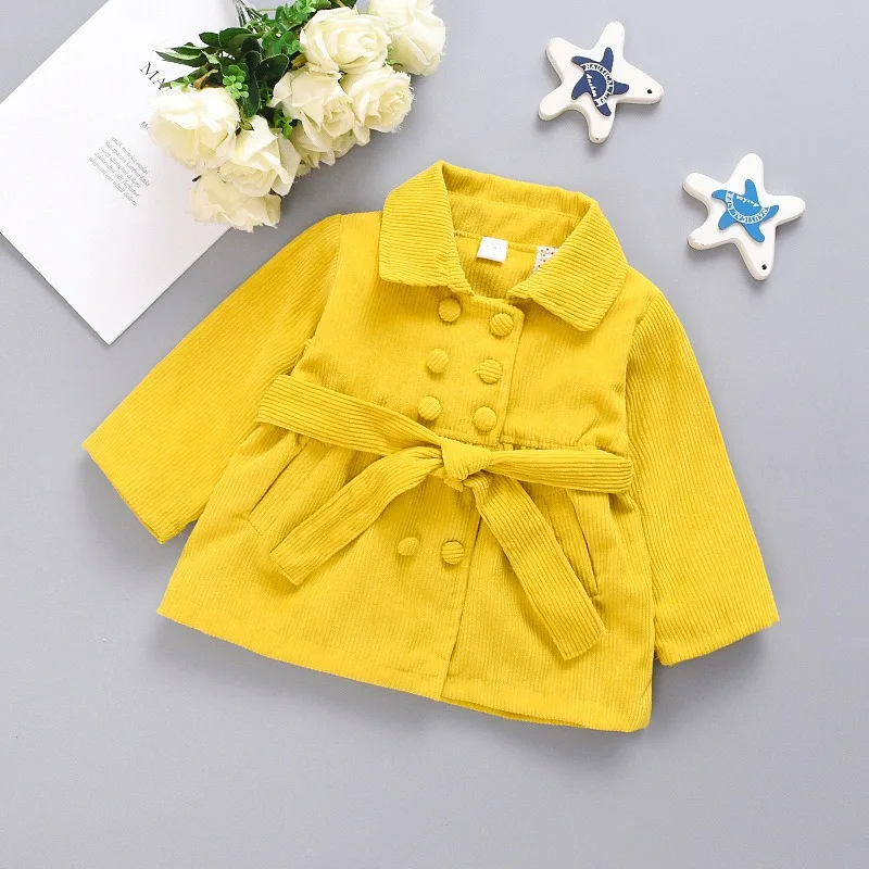 2019 New Princess Autumn Coat Trench For Baby Girls Kids Infants Children Double Breasted Corduroy Belted Coats Outwear S9670
2019 New Princess Autumn Coat Trench For Baby Girls Kids Infants Children Double Breasted Corduroy Belted Coats Outwear S9670