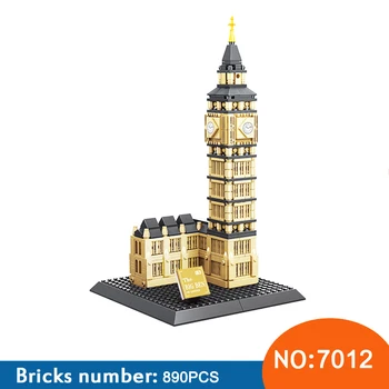WANGE 7012 Architecture 3D DIY Big Ben Building Blocks Sets City Bricks Classic Skyline Model Kids Gift Toys For Children
WANGE 7012 Architecture 3D DIY Big Ben Building Blocks Sets City Bricks Classic Skyline Model Kids Gift Toys For Children