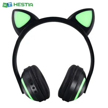 Cat Ears Shaped 5.0 Bluetooth Headset LED Colorful Light Wired Headphone Head-mounted HiFi Sound 360mAh Earphone Earbud with Mic
Cat Ears Shaped 5.0 Bluetooth Headset LED Colorful Light Wired Headphone Head-mounted HiFi Sound 360mAh Earphone Earbud with Mic