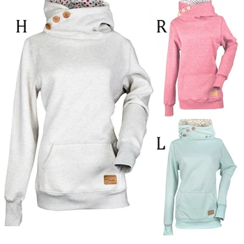 New style Women Single Breasted Hooded Sweatshirt Autumn Casual Solid Lady Long-Sleeve Hoodies Top Sweater
New style Women Single Breasted Hooded Sweatshirt Autumn Casual Solid Lady Long-Sleeve Hoodies Top Sweater