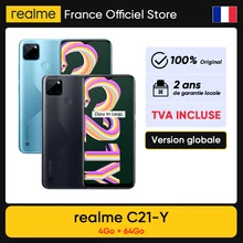 realme C21Y, Téléphone [Expédié de France], 4 go 64 go, écran 6.5 