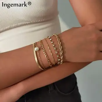 Vintage Rhinestones Smooth Snake Chain Bracelets Set for Women Punk Boho Twisted Crystal Link Bangle Charm Friends Hand Jewelry
Vintage Rhinestones Smooth Snake Chain Bracelets Set for Women Punk Boho Twisted Crystal Link Bangle Charm Friends Hand Jewelry