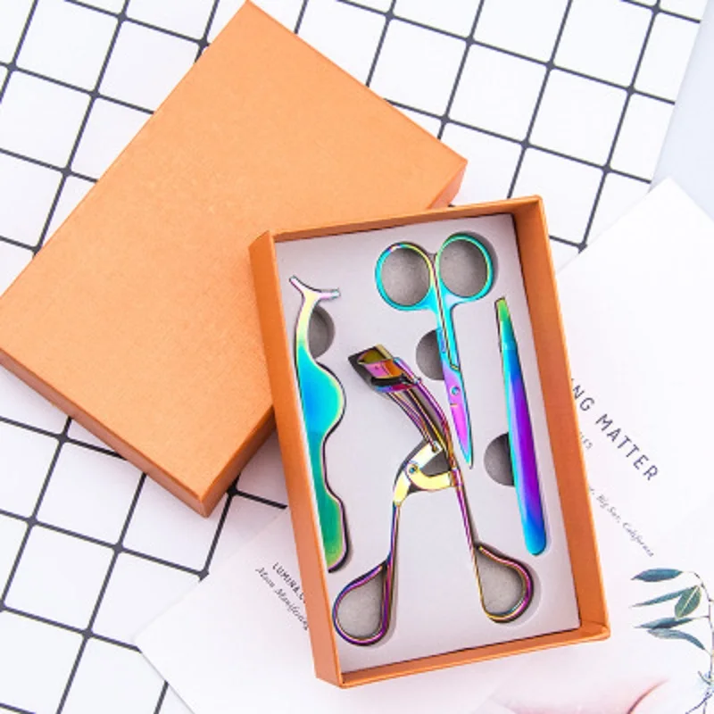 4pcs Eyelash Curler Set False Eyelash Tweezers Beautiful Lady Eyelashes Natural Curl Eyelash Tool Set Beauty Makeup Tool Set Box
4pcs Eyelash Curler Set False Eyelash Tweezers Beautiful Lady Eyelashes Natural Curl Eyelash Tool Set Beauty Makeup Tool Set Box