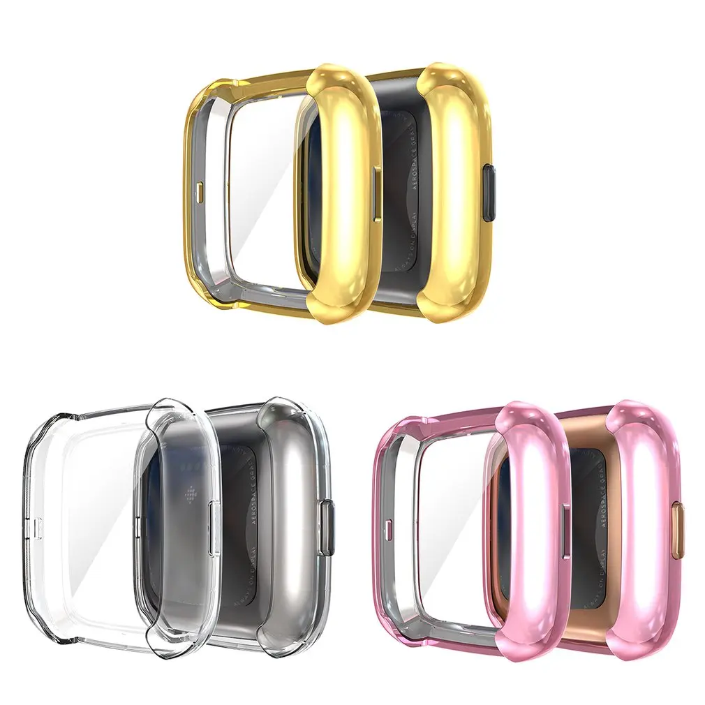New TPU Cover For Fitbit Versa 2 Screen Protector Case Electroplated Watch Case For Fitbit Versa 2 Watch Protective Frame Shell
New TPU Cover For Fitbit Versa 2 Screen Protector Case Electroplated Watch Case For Fitbit Versa 2 Watch Protective Frame Shell