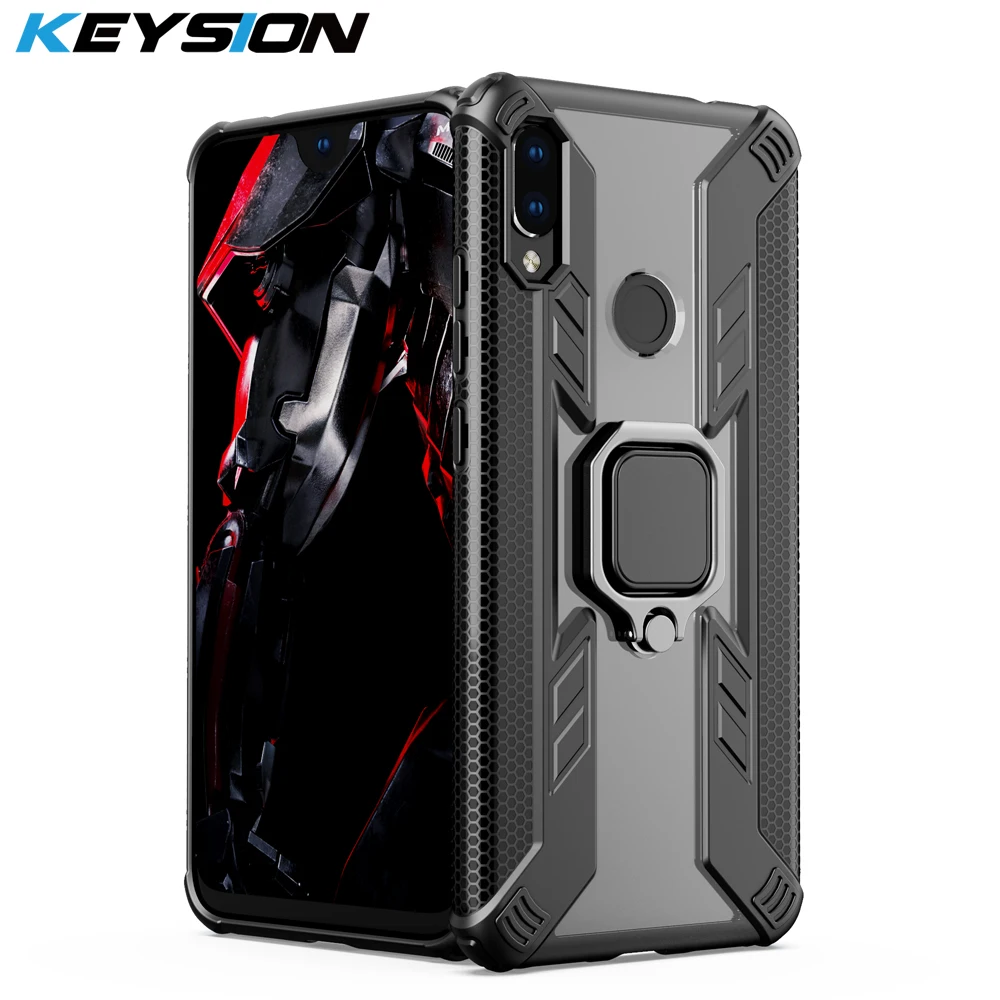 KEYSION Shockproof Armor Case For Xiaomi Redmi Note 7 Pro 7S K20 Pro Stand Car Ring Phone Cover For Xiaomi Mi 9T Pro Mi 8 Lite
KEYSION Shockproof Armor Case For Xiaomi Redmi Note 7 Pro 7S K20 Pro Stand Car Ring Phone Cover For Xiaomi Mi 9T Pro Mi 8 Lite