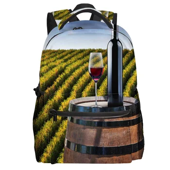 Wine Oak Barrel Flowers Backpack College Students Wear Resistance Laptop Backpack Book Bag Casual Sports Bags School Bag 
Wine Oak Barrel Flowers Backpack College Students Wear Resistance Laptop Backpack Book Bag Casual Sports Bags School Bag