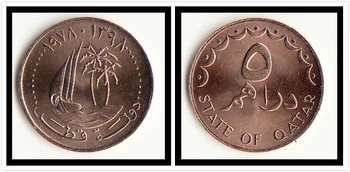Qatar 5 Dirham Coins Middle East Asia 100% Real Original Coin New
Qatar 5 Dirham Coins Middle East Asia 100% Real Original Coin New