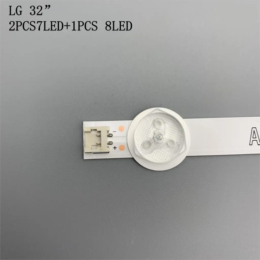 3 предмета в комплекте (2A1*7 светодиодный 1A2*8 светодиодный) подсветка бар для LG 32