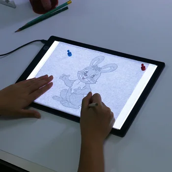 A4 Dimmable LED Drawing Painting Pad Board Tablet with USB Cable Gloves Magnets for Animation Calligraphy Sewing Embossing
A4 Dimmable LED Drawing Painting Pad Board Tablet with USB Cable Gloves Magnets for Animation Calligraphy Sewing Embossing