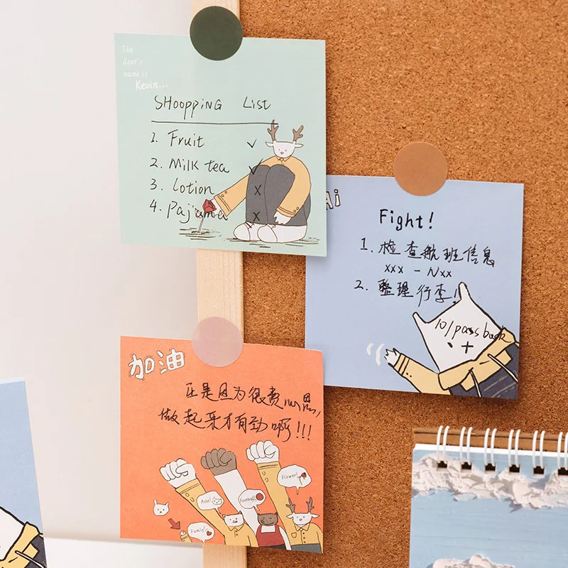 "Cheerful Day" Pack of 4 Cute Sticky Notes Pack Paper Stickers Adhesive Pads Pocket Memo Notepad Gift
"Cheerful Day" Pack of 4 Cute Sticky Notes Pack Paper Stickers Adhesive Pads Pocket Memo Notepad Gift