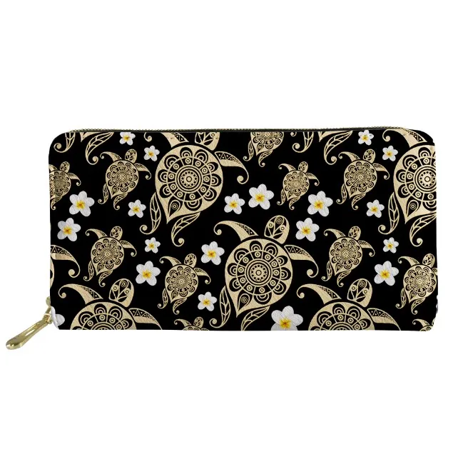 French Polynesia Plumeria Floral Turtle Pattern Long Wallets Zipper Phone Bag Card Holder Ladies Clutch Purse Carteira Notecase 
French Polynesia Plumeria Floral Turtle Pattern Long Wallets Zipper Phone Bag Card Holder Ladies Clutch Purse Carteira Notecase