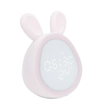 Cartoon Rabbit Alarm Clock Night Light Silent Creative Smart Alarm Clock Girl Child Budzik Dla Dzieci Bedside Decoration
Cartoon Rabbit Alarm Clock Night Light Silent Creative Smart Alarm Clock Girl Child Budzik Dla Dzieci Bedside Decoration
