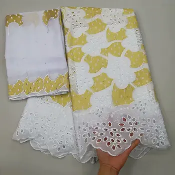 100% Cotton African Lace Fabrics 2020 High Quality Lace French Swiss voile Embroidery Lace Fabric 5+2Yards/lot for Wedding dress
100% Cotton African Lace Fabrics 2020 High Quality Lace French Swiss voile Embroidery Lace Fabric 5+2Yards/lot for Wedding dress