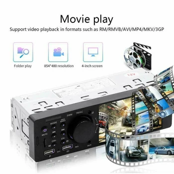 Car MP5 Auto Media Player Double Dins USB Bluetooth Audio Car Radio Multimidia MP5 12V FM HD 4.1" Touch Screen Stereo
Car MP5 Auto Media Player Double Dins USB Bluetooth Audio Car Radio Multimidia MP5 12V FM HD 4.1" Touch Screen Stereo