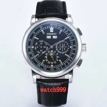 Corgeut 42 mm black dial multi-function automatic men's watch watch stainless steel polished bezel waterproof mechanical watch
Corgeut 42 mm black dial multi-function automatic men's watch watch stainless steel polished bezel waterproof mechanical watch