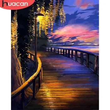 HUACAN DIY Painting By Numbers Bridge Drawing On Canvas Gift Pictures By Number Landscape Kits Hand Painted Paintings Home Decor
HUACAN DIY Painting By Numbers Bridge Drawing On Canvas Gift Pictures By Number Landscape Kits Hand Painted Paintings Home Decor