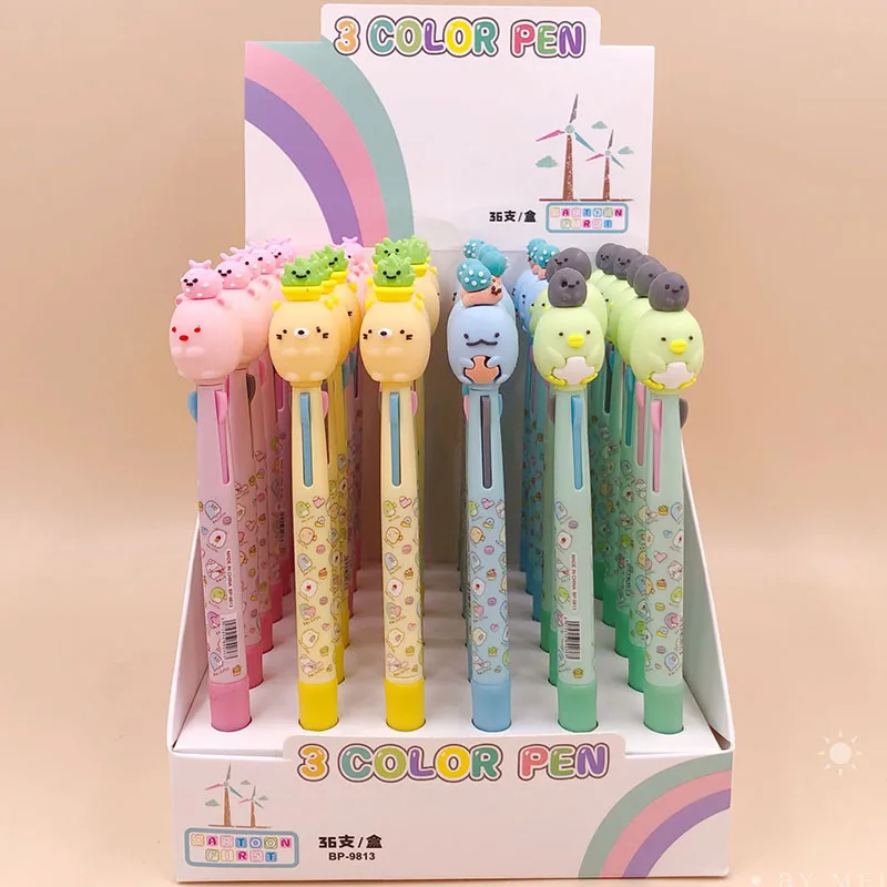 36pcs/lot Sumikko Gurashi 3 Colors Ballpoint Pen Cute ball pens School Office writing Supplies Promotional Stationery Gift
36pcs/lot Sumikko Gurashi 3 Colors Ballpoint Pen Cute ball pens School Office writing Supplies Promotional Stationery Gift