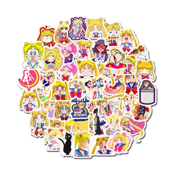 50pcs Waterproof PVC Sailor Moon Stickers Skateboard Guitar Suitcase Bicycle Anime Girl Graffiti Decal Laptop Skin Stickers
50pcs Waterproof PVC Sailor Moon Stickers Skateboard Guitar Suitcase Bicycle Anime Girl Graffiti Decal Laptop Skin Stickers