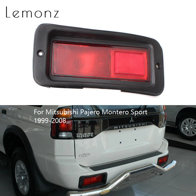 1PCS/1Pair Tail Rear Bumper Light Lamp For Mitsubishi Pajero MONTERO Sport 1999-2008 Rear Brake Light Car Styling
1PCS/1Pair Tail Rear Bumper Light Lamp For Mitsubishi Pajero MONTERO Sport 1999-2008 Rear Brake Light Car Styling