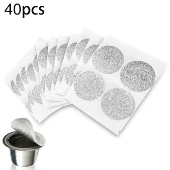 40/60Pcs Adhesive Aluminum Foil Coffee Capsule Lids Set For Nespresso Machine Replacement Coffeeware Brew Sealing Pod
40/60Pcs Adhesive Aluminum Foil Coffee Capsule Lids Set For Nespresso Machine Replacement Coffeeware Brew Sealing Pod