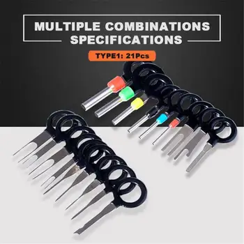 21pcs Car Plug Terminal Removal Tool Set Mechanical Auto Repair Pick Needle Retractor Needle Pin Retractor Stainless Steel
21pcs Car Plug Terminal Removal Tool Set Mechanical Auto Repair Pick Needle Retractor Needle Pin Retractor Stainless Steel