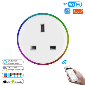 WiFi Smart Plug Outlet Wireless Power Socket Smart Life/Tuya App Remote Control Work with Alexa Google Home No Hub Required UK
WiFi Smart Plug Outlet Wireless Power Socket Smart Life/Tuya App Remote Control Work with Alexa Google Home No Hub Required UK