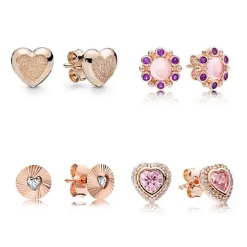 YDX 100% 925 Sterling Silver Stud Earrings Latest Charm Ladies Heart Frosted Earrings Simple Style Temperament Fashion Jewelry
YDX 100% 925 Sterling Silver Stud Earrings Latest Charm Ladies Heart Frosted Earrings Simple Style Temperament Fashion Jewelry