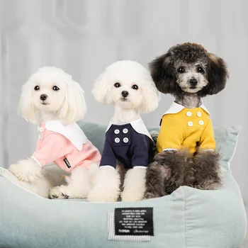 New Autumn Winter Dog Clothes Eggshell Bottoming Shirt Pet Clothing Cute Doll Collar Dog Coat for Small Medium Dogs Sweater
New Autumn Winter Dog Clothes Eggshell Bottoming Shirt Pet Clothing Cute Doll Collar Dog Coat for Small Medium Dogs Sweater