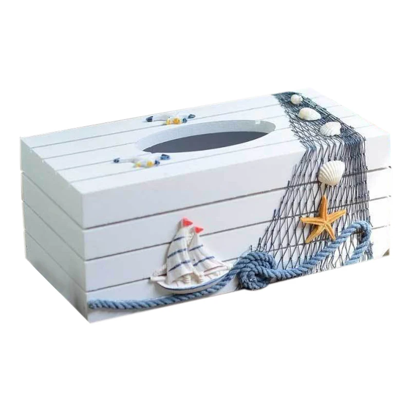 Mediterranean Style Marine Series Tissue Box Cover Paper Towel Box Home Decoration Toilet Paper Holder Wooden Tissue Box
Mediterranean Style Marine Series Tissue Box Cover Paper Towel Box Home Decoration Toilet Paper Holder Wooden Tissue Box