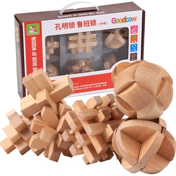 Kongming Lock Luban Lock High Difficulty Full Set Nine linked Intellectual Unlocking Button Children's Adult IQ Educational Toy
Kongming Lock Luban Lock High Difficulty Full Set Nine linked Intellectual Unlocking Button Children's Adult IQ Educational Toy