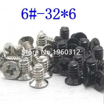50pcs/Lot 6-32*6 countersunk head Screw 6-32 Thread For Computer Hard Disk Drive HDD Screw
50pcs/Lot 6-32*6 countersunk head Screw 6-32 Thread For Computer Hard Disk Drive HDD Screw