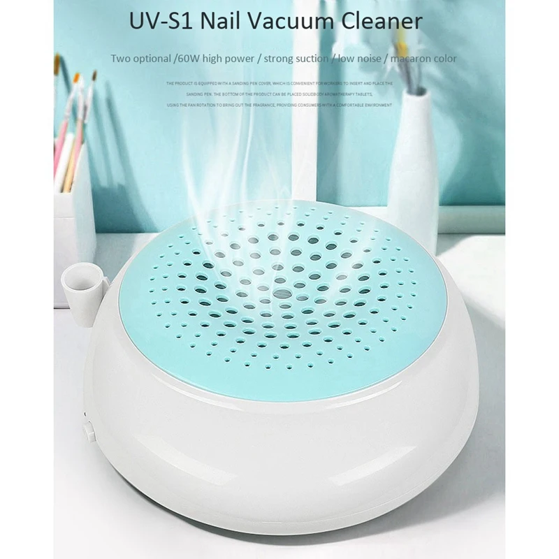 60W Nail Dust Suction Dust Collector Fan Vacuum Cleaner Manicure Machine Tools Compatible with Nail Drill US Plug
60W Nail Dust Suction Dust Collector Fan Vacuum Cleaner Manicure Machine Tools Compatible with Nail Drill US Plug