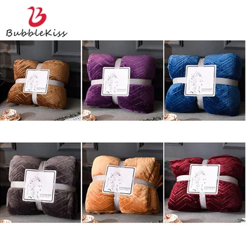 Bubble Kiss Blankets For Beds Solid Color Fleece Blankets And Throws Adult Thick Warm Home Super Soft Winter Luxury Blankets
Bubble Kiss Blankets For Beds Solid Color Fleece Blankets And Throws Adult Thick Warm Home Super Soft Winter Luxury Blankets
